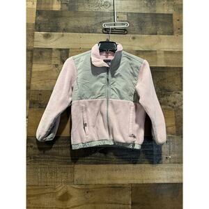 The North Face- Pink / Gray Fleece Zip-Up -Girls Size 5P